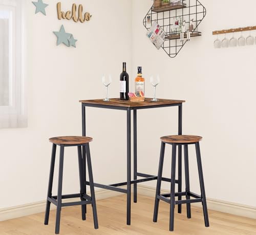 H-JINHUI-Lot-de-2-tabourets-de-Bar-tabourets-de-Bar-pour-Petit-dejeuner-Hauts-tabourets-de-Cuisine-chaises-de-Bar-Rondes-de-67-cm-avec-Repose-Pieds-Style-Industriel-pour-Cuisine-Salle-a-Manger-0-0