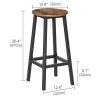 H-JINHUI-Lot-de-2-tabourets-de-Bar-tabourets-de-Bar-pour-Petit-dejeuner-Hauts-tabourets-de-Cuisine-chaises-de-Bar-Rondes-de-67-cm-avec-Repose-Pieds-Style-Industriel-pour-Cuisine-Salle-a-Manger-0-1 H-JINHUI-Lot-de-2-tabourets-de-Bar-tabourets-de-Bar-pour-Petit-dejeuner-Hauts-tabourets-de-Cuisine-chaises-de-Bar-Rondes-de-67-cm-avec-Repose-Pieds-Style-Industriel-pour-Cuisine-Salle-a-Manger-0-1