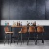 MEUBLE-COSY-Lot-de-2-Tabouret-de-Bar-Retro-Vintage-avec-Dossier-et-Repose-Pieds-Sieges-Rembourres-Style-Industriel-Chaises-Hautes-en-suedine-Marron-49x425x1035cm-0-2 MEUBLE-COSY-Lot-de-2-Tabouret-de-Bar-Retro-Vintage-avec-Dossier-et-Repose-Pieds-Sieges-Rembourres-Style-Industriel-Chaises-Hautes-en-suedine-Marron-49x425x1035cm-0-2