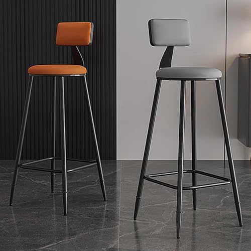 Tabouret-de-bar-avec-dossier-et-repose-pieds-Cadre-en-fer-forge-pour-cuisine-et-cafe-Elegant-Disponible-en-6-couleurs-noir-65-cm-0-0